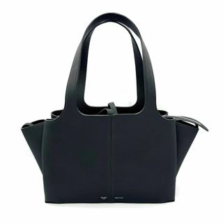 セリーヌ(celine)のCELINE セリーヌ トライフォールド レザー トートバッグ スモール ブラック シルバー金具 Trifold トリフォルド 179043 ショルダー 肩掛け カーフレザー 179043 ショルダーバッグ レディース 黒(トートバッグ)