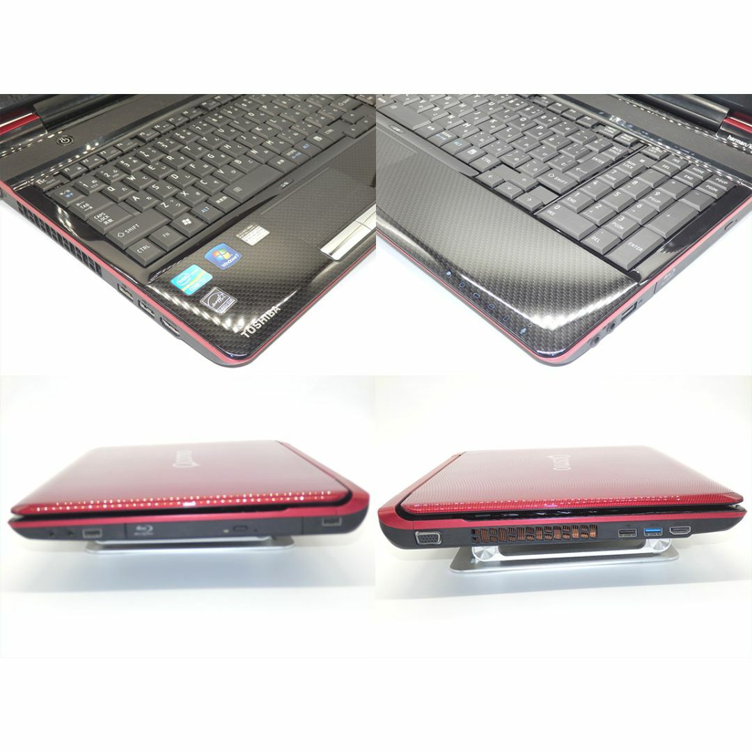 dynabook(ダイナブック)の【東芝】すぐに使える✨ Core i7 16GB 1TB 爆速 赤 レッド スマホ/家電/カメラのPC/タブレット(ノートPC)の商品写真