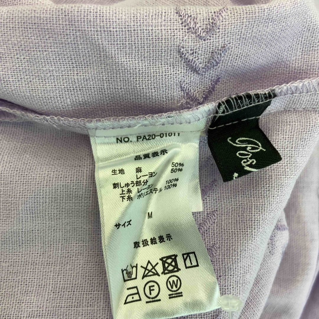 Posh Alma ポッシュアロマ レディース Tシャツ カットソー 長袖 パープル タグ付き レディースのトップス(カットソー(長袖/七分))の商品写真