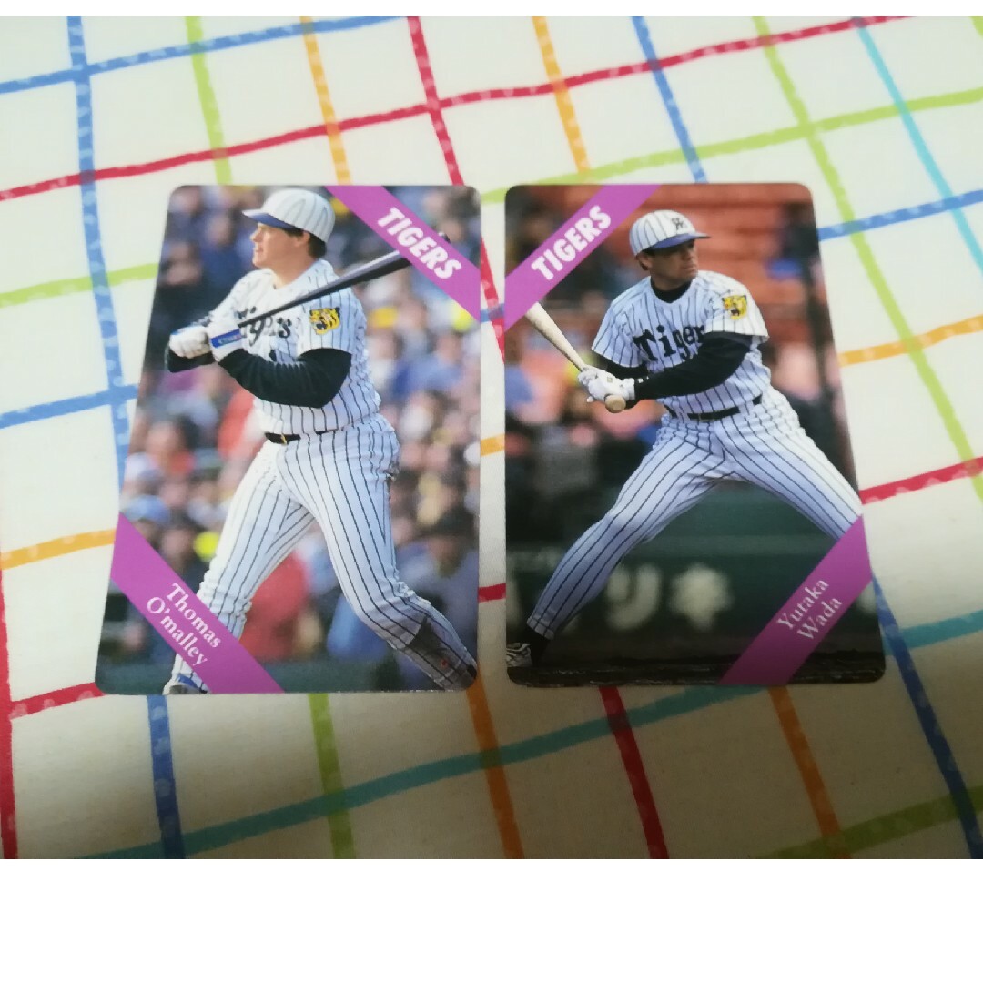 プロ野球チップス　カルビー　1994 　阪神タイガース　オマリー　和田 エンタメ/ホビーのタレントグッズ(スポーツ選手)の商品写真
