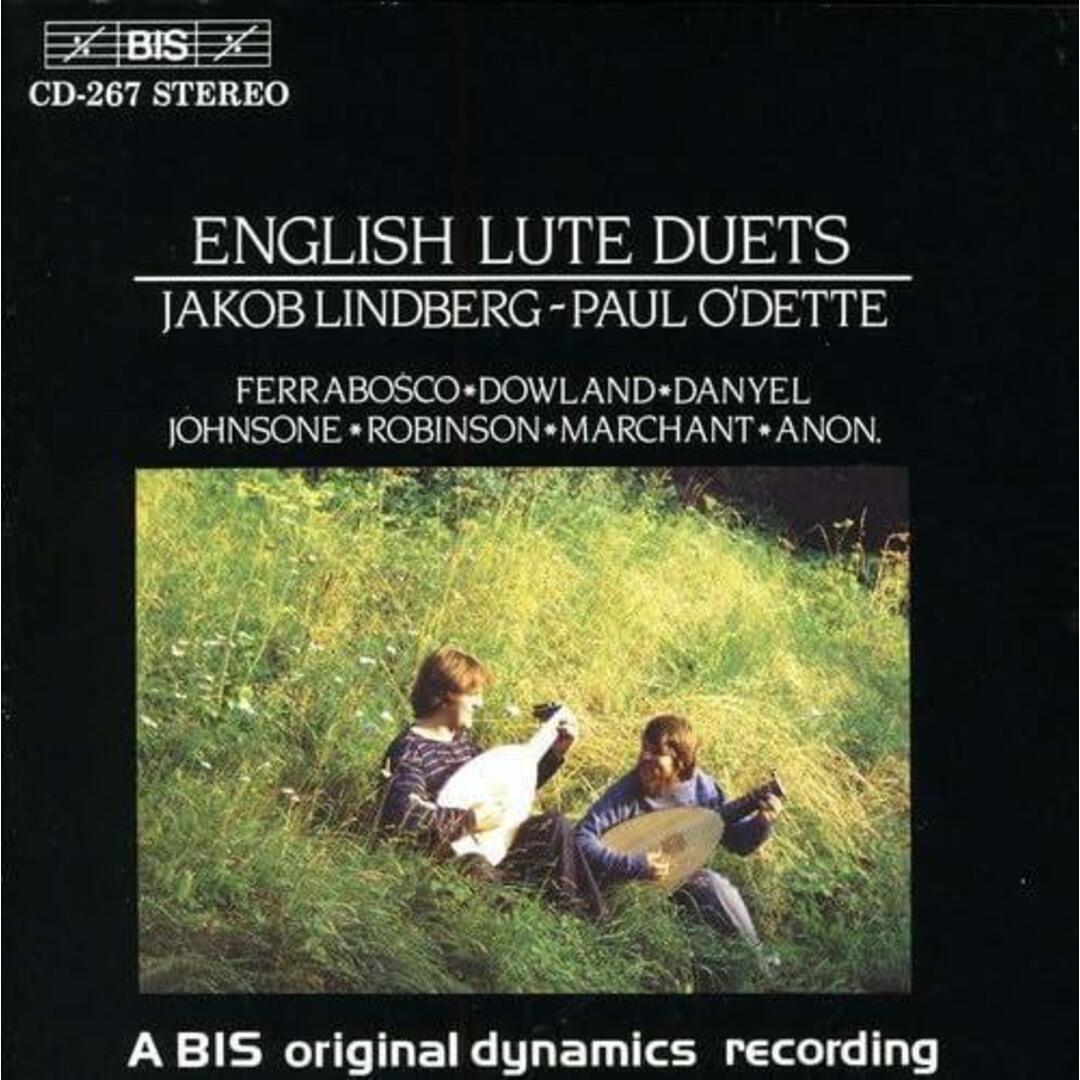 【中古CD】イギリスのリュート二重奏曲 / English Lute Duets - LINDBERG,O'DETTE／Various Artists/Paul O'Dette/Thomas Robinson/John Dowland エンタメ/ホビーのCD(その他)の商品写真