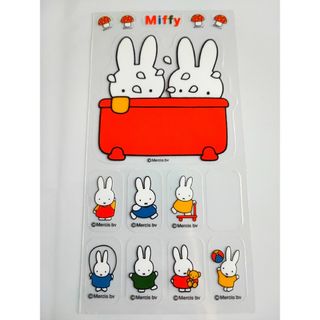 ミッフィー(miffy)の●▲■　ミッフィー　ブルーナ　ステッカー大(ステッカー)