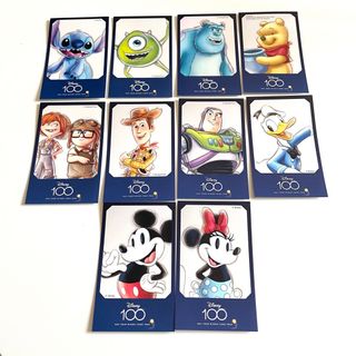 ディズニー(Disney)の【限定品】ディズニー 100周年 イオンモール限定　ステッカー(ノベルティグッズ)