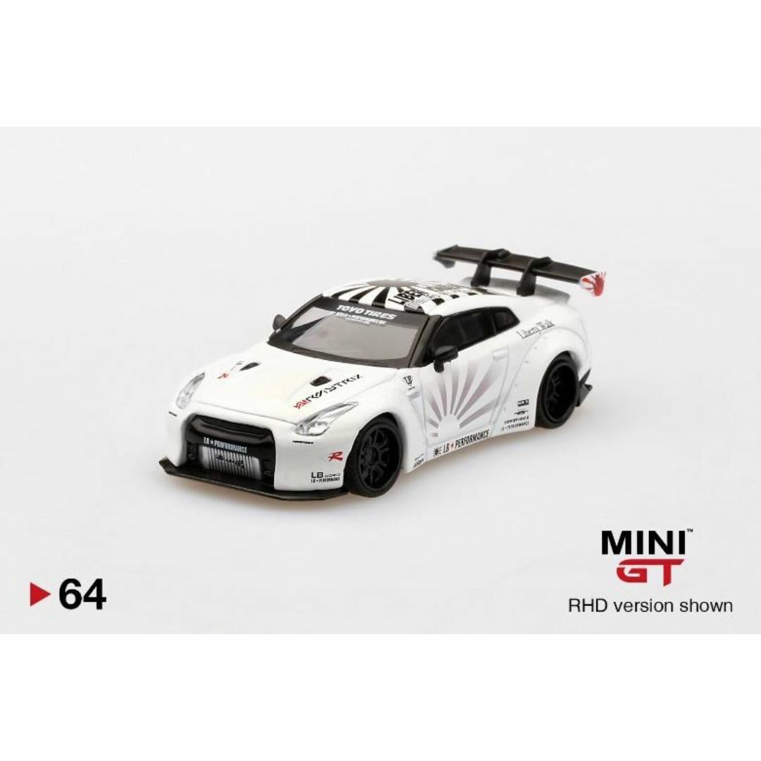 64 MINI GT 1/64 LB★WORKS 日産 GT-R R35 日章旗 エンタメ/ホビーのおもちゃ/ぬいぐるみ(ミニカー)の商品写真