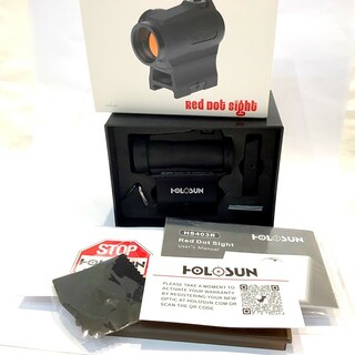 ホロサン（HOLOSUN） ライフル スコープ HS403R Micro レッド ドットサイト　電池残量不明【中古】KB-8256(その他)