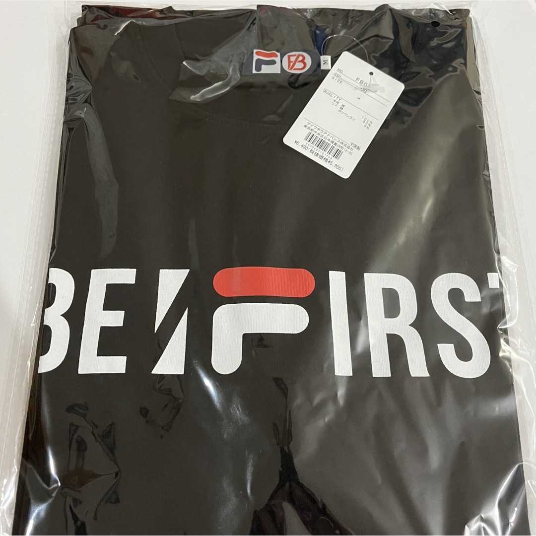 BE:FIRST(ビーファースト)のBE:FIRST FILA Tシャツ　ブラックM メンズのトップス(Tシャツ/カットソー(半袖/袖なし))の商品写真