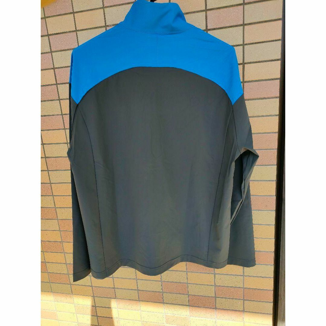 Columbia(コロンビア)の■新品 105 XL Columbia フルジップ コロンビア ブルー ブラック メンズのジャケット/アウター(ナイロンジャケット)の商品写真