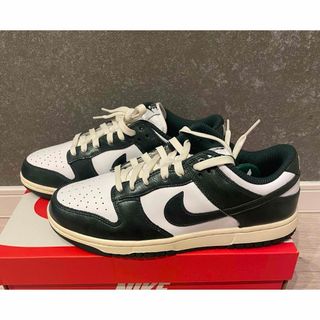 WMNS Dunk Low Vintage Green 27cm US10(スニーカー)