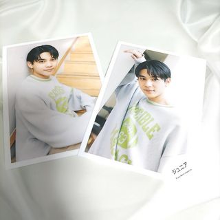 ジャニーズジュニア(ジャニーズJr.)の鍋田大成＊プロフィール写真撮影オフショット2024【2枚セット】(アイドルグッズ)