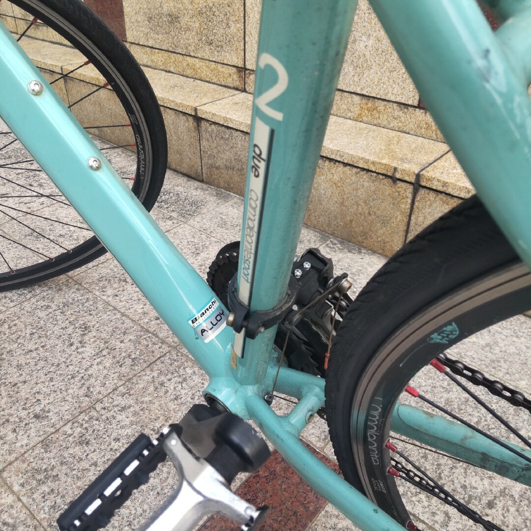 Bianchi(ビアンキ)の【直接引取】ビアンキ　カメレオンテ2　47　camaleonte　Bianchi スポーツ/アウトドアの自転車(自転車本体)の商品写真