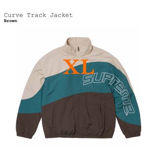 シュプリーム(Supreme)のSupreme Curve Track Jacket brown サイズXL(ナイロンジャケット)