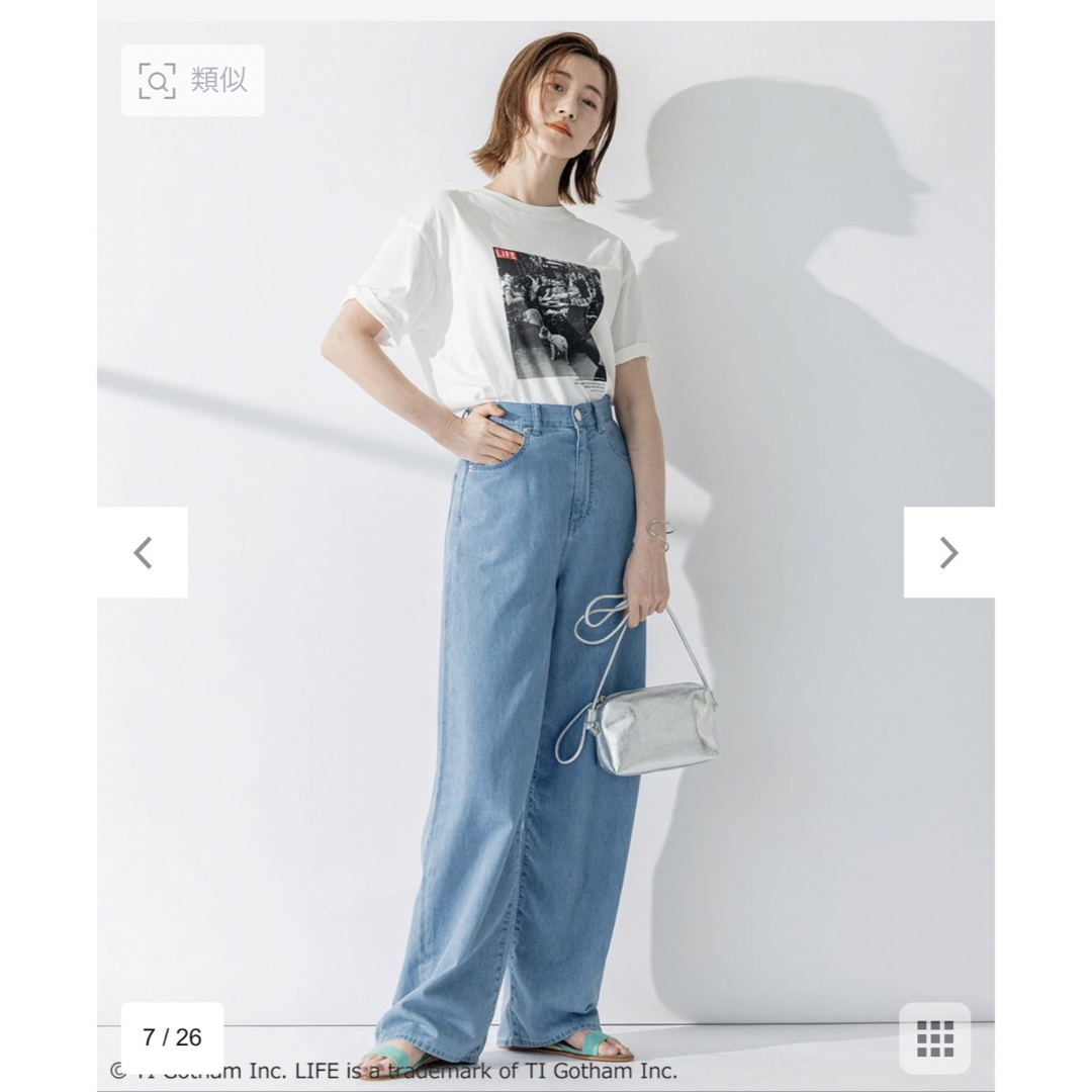 23区(ニジュウサンク)の23区 LIFEコラボTシャツ メンズのトップス(Tシャツ/カットソー(半袖/袖なし))の商品写真