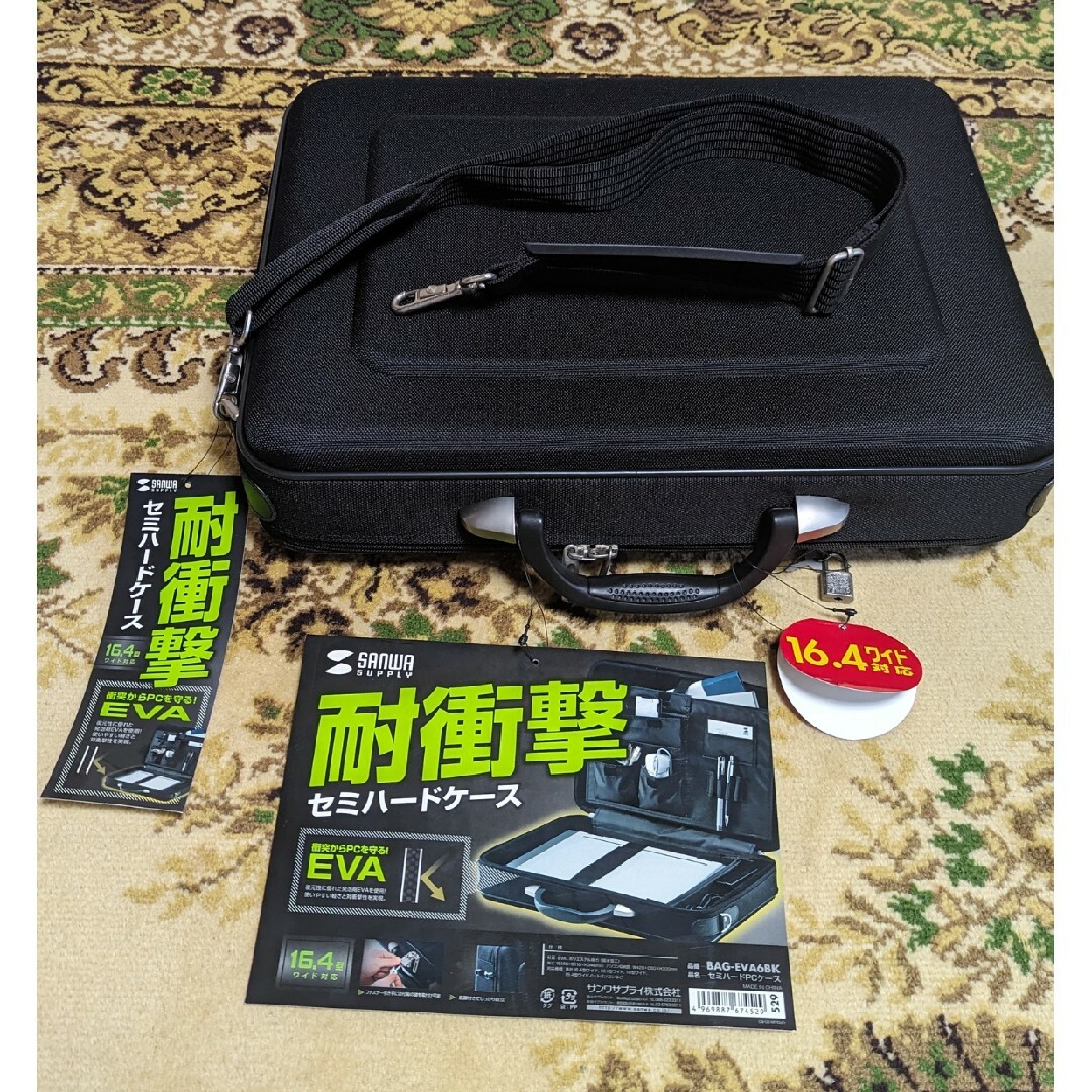 SANWA SUPPLY BAG-EVA6BK スマホ/家電/カメラのPC/タブレット(PC周辺機器)の商品写真