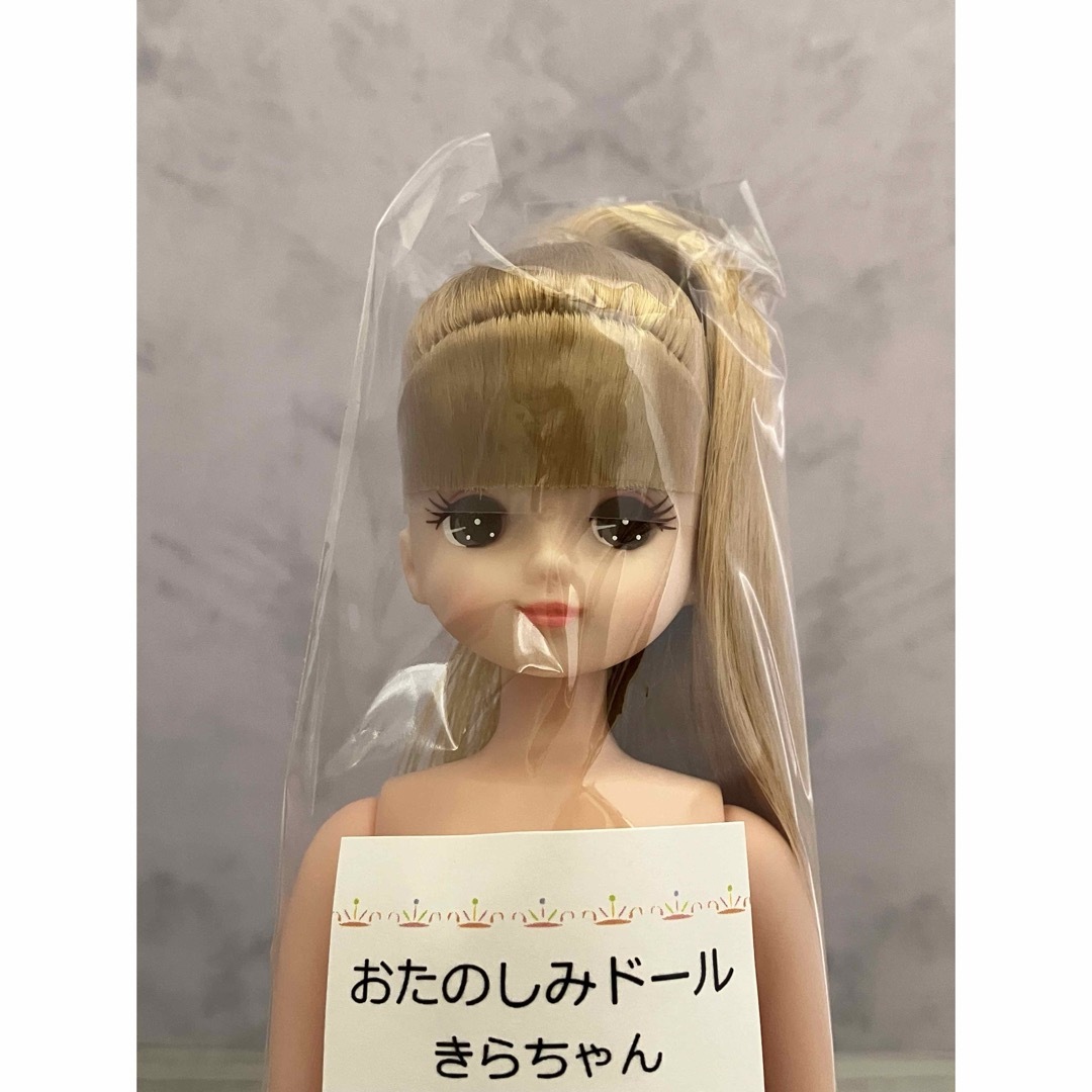 おたのしみドール きらちゃん ストレートポニーテール ハンドメイドのぬいぐるみ/人形(人形)の商品写真