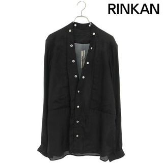 リックオウエンス(Rick Owens)のリックオウエンス  24SS  RU01D3287 ラリーフォグポケット長袖シャツ メンズ 50(シャツ)