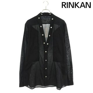 リックオウエンス(Rick Owens)のリックオウエンス  24SS  RU01D3287MA 09 ラリー長袖シャツ メンズ 48(シャツ)