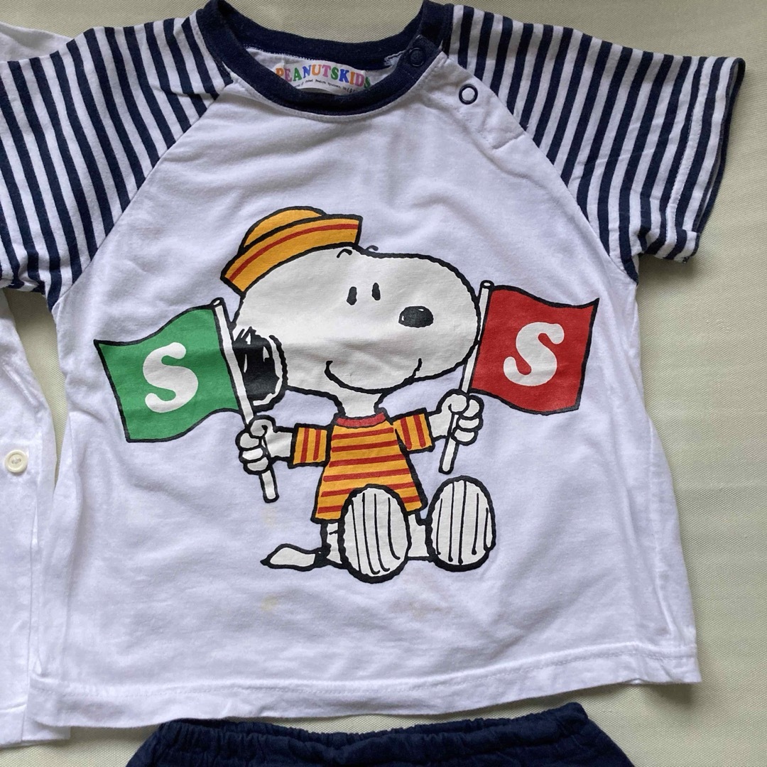 SNOOPY(スヌーピー)のミッキー　スヌーピー　パジャマ　95サイズ　2組セット キッズ/ベビー/マタニティのキッズ服男の子用(90cm~)(パジャマ)の商品写真