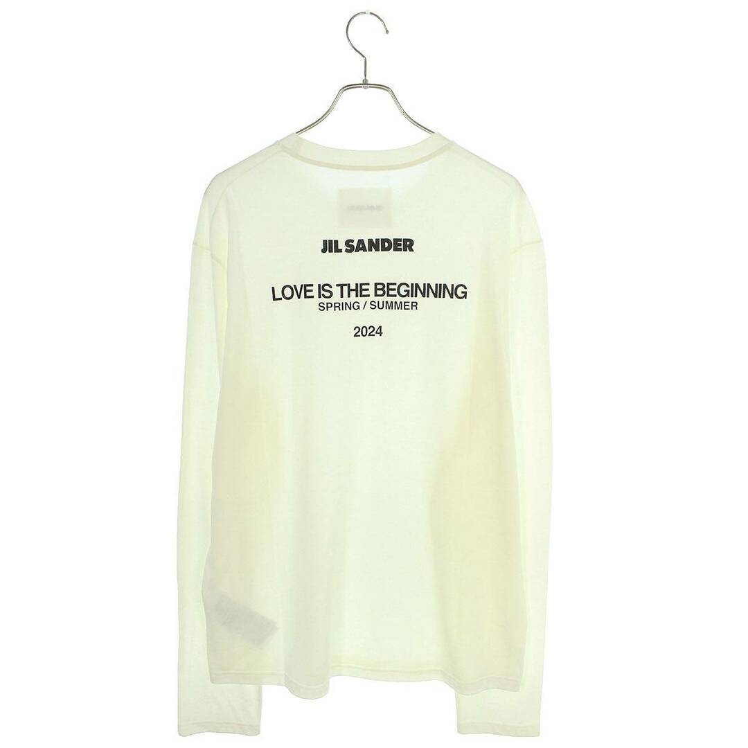 Jil Sander(ジルサンダー)のジルサンダー  24SS  J21GC0160 J46219 バックロゴプリント長袖カットソー メンズ L メンズのトップス(Tシャツ/カットソー(七分/長袖))の商品写真