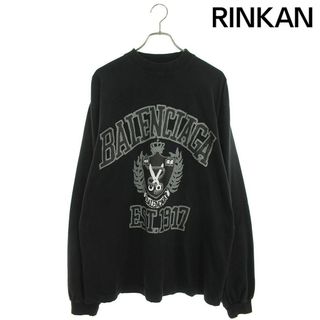 バレンシアガ(Balenciaga)のバレンシアガ  24SS  744449 TOVK1 ペイントカレッジロゴ長袖カットソー メンズ S(Tシャツ/カットソー(七分/長袖))