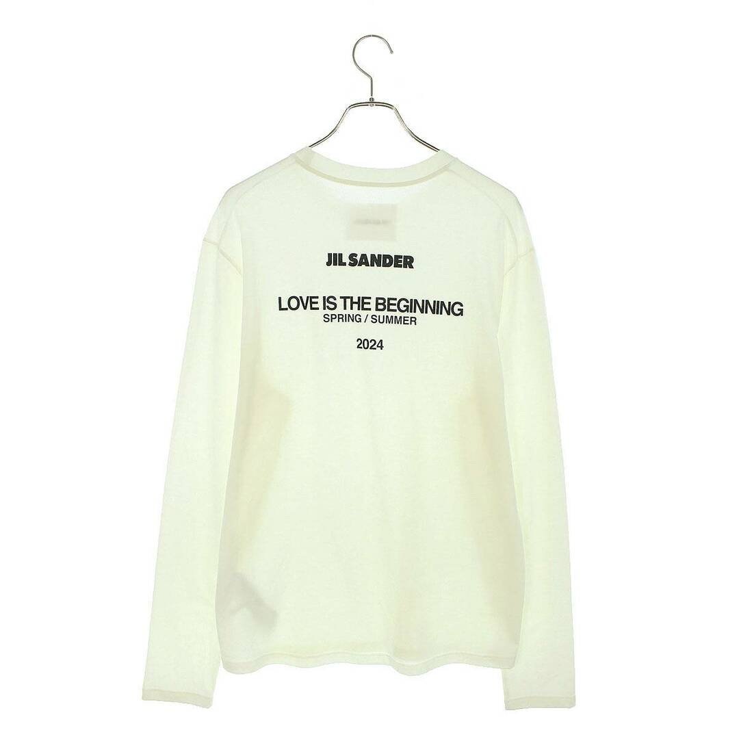 Jil Sander(ジルサンダー)のジルサンダー  24SS  J21GC0160 J46219 バックロゴプリント長袖カットソー メンズ S メンズのトップス(Tシャツ/カットソー(七分/長袖))の商品写真