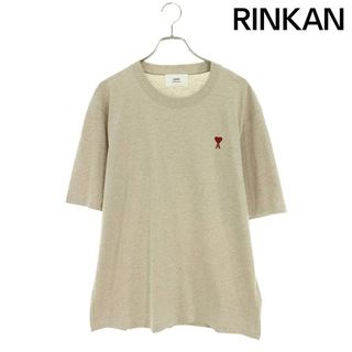 アミ(ami)のアミアレクサンドルマテュッシ  24SS  UTS005726 2712 ハート刺繍Tシャツ メンズ L(Tシャツ/カットソー(半袖/袖なし))