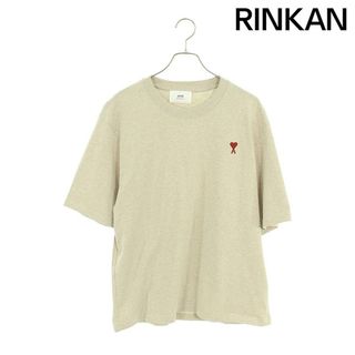 アミ(ami)のアミアレクサンドルマテュッシ  24SS  UTS005726 2712 ハート刺繍Tシャツ メンズ L(Tシャツ/カットソー(半袖/袖なし))