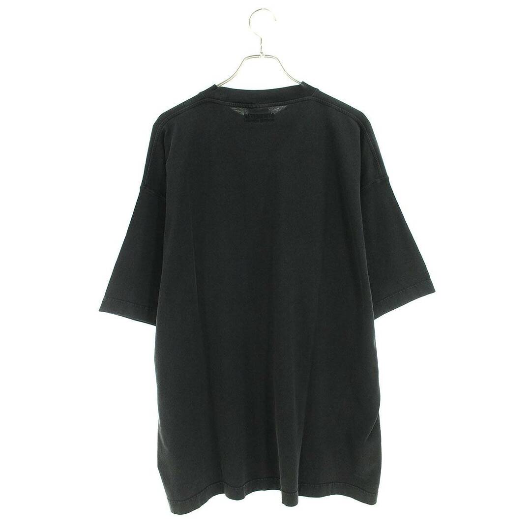 VETEMENTS(ヴェトモン)のヴェトモン  24SS  UE64TR410BY BLACKYELLOW ロイヤルロゴTシャツ メンズ M メンズのトップス(Tシャツ/カットソー(半袖/袖なし))の商品写真