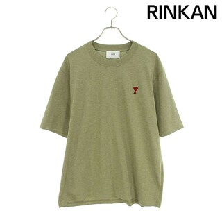 アミ(ami)のアミアレクサンドルマテュッシ  24SS  UTS005726 ハート刺繍Tシャツ メンズ L(Tシャツ/カットソー(半袖/袖なし))