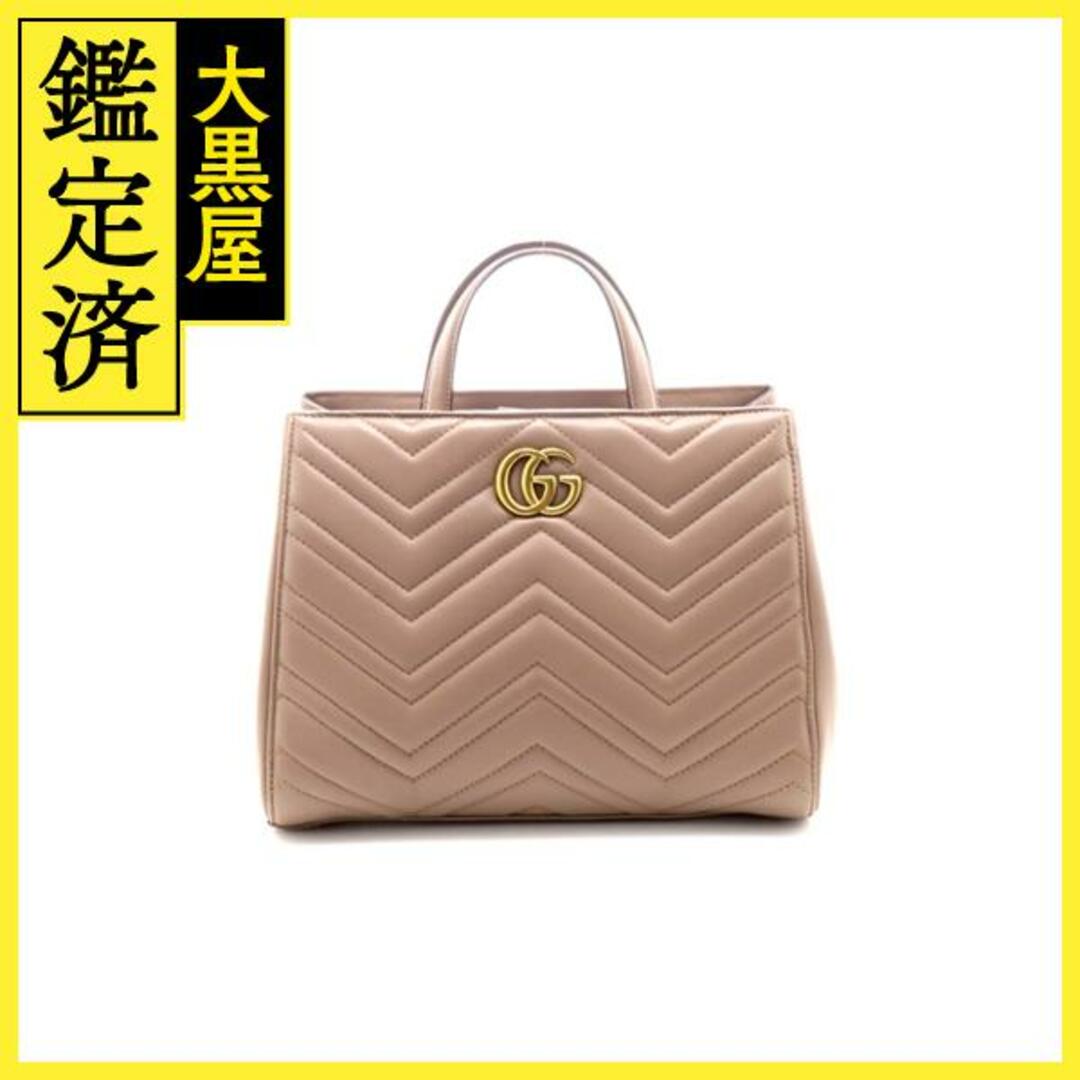 Gucci(グッチ)のGUCCI　GGマーモント　キルティング2wayハンドバッグ　【437】 レディースのバッグ(その他)の商品写真