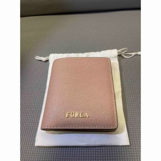 フルラ(Furla)のフルラ　二つ折り財布　ピンクベージュ(財布)