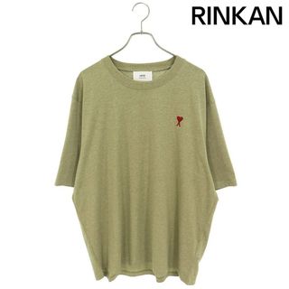 アミ(ami)のアミアレクサンドルマテュッシ  24SS  UTS005726 ハート刺繍Tシャツ メンズ XL(Tシャツ/カットソー(半袖/袖なし))