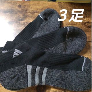 アディダス(adidas)のadidas アディダス  ショートソックス ３足 25cm～28cm 靴下(ソックス)