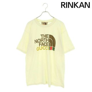 Gucci - グッチ ×ノースフェイス THE NORTH FACE  616036 XJDCL ダブルネームロゴTシャツ メンズ M