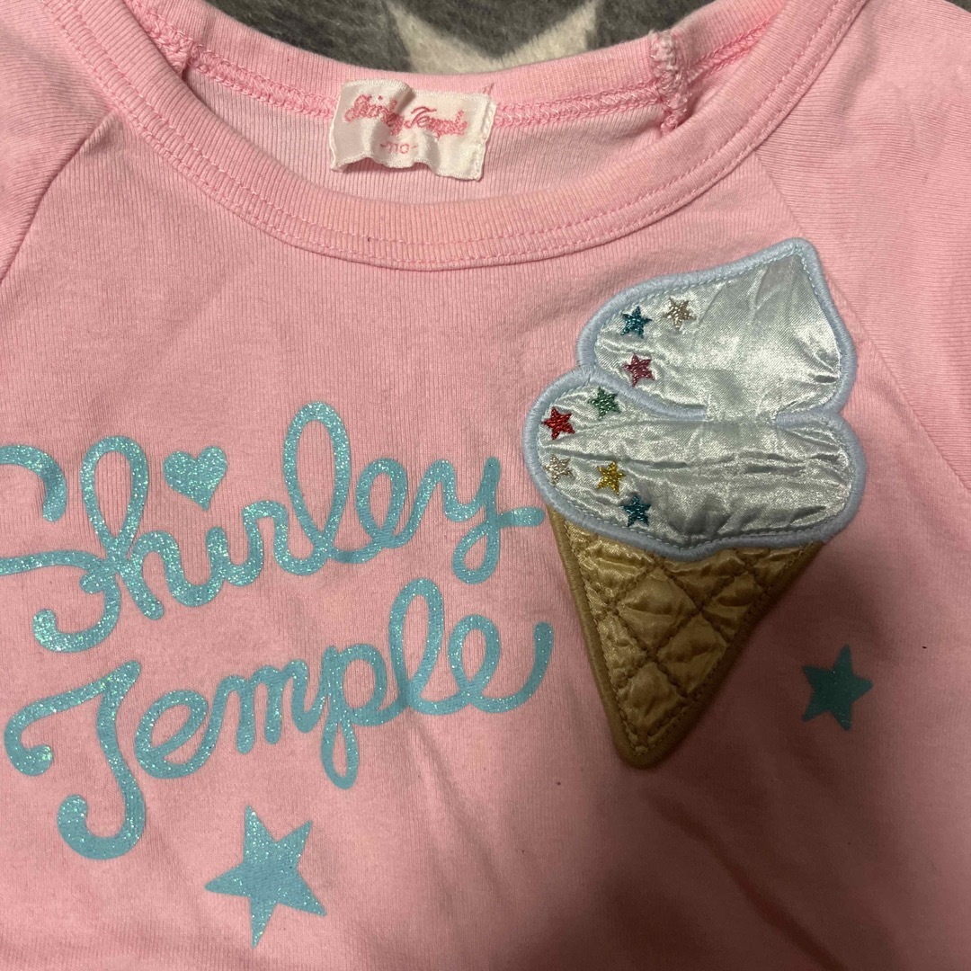 Shirley Temple(シャーリーテンプル)のシャーリーテンプル　Tシャツ　2枚　110cm キッズ/ベビー/マタニティのキッズ服女の子用(90cm~)(Tシャツ/カットソー)の商品写真