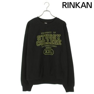 STUSSY - ステューシー カレッジクルーネックスウェット メンズ XL