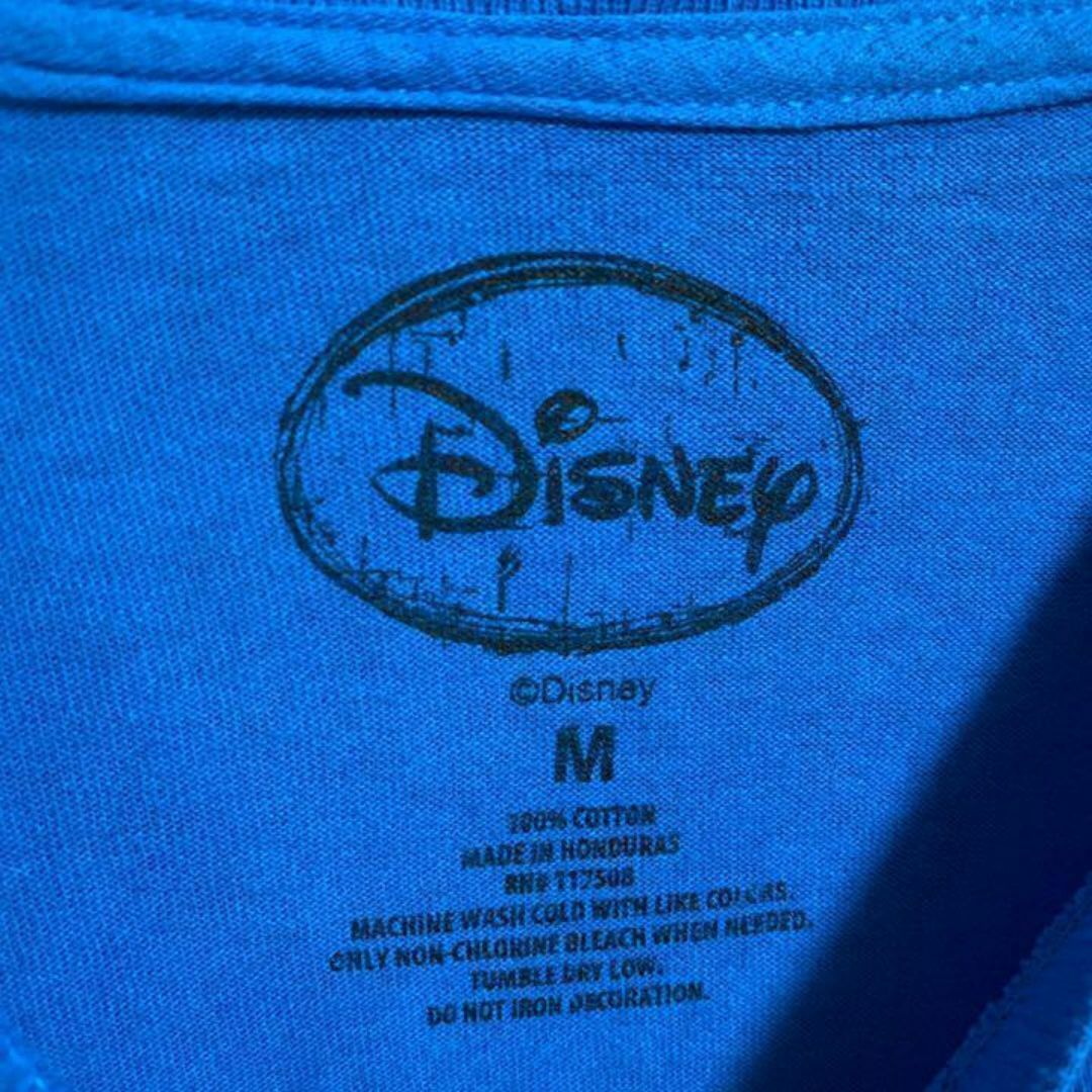 Disney(ディズニー)のディズニー ミッキー Tシャツ キャラクター ブルー USA古着 90s 半袖 メンズのトップス(Tシャツ/カットソー(半袖/袖なし))の商品写真