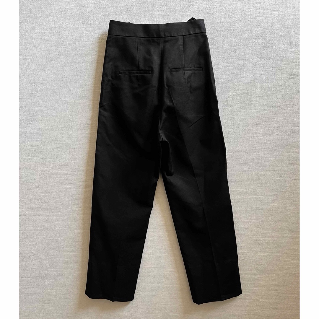 HELMUT LANG(ヘルムートラング)のHelmut Lang/ヘルムートラング　センタープレスパンツ　ブラック レディースのパンツ(その他)の商品写真