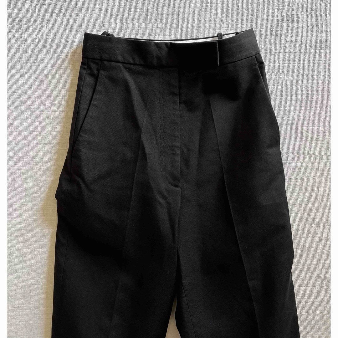 HELMUT LANG(ヘルムートラング)のHelmut Lang/ヘルムートラング　センタープレスパンツ　ブラック レディースのパンツ(その他)の商品写真