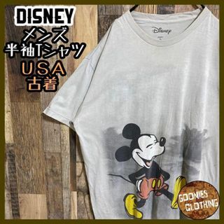 ディズニー(Disney)のディズニー ランド ミッキー キャラクター USA古着 90s 半袖 Tシャツ(Tシャツ/カットソー(半袖/袖なし))