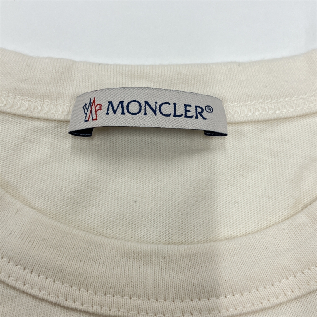 MONCLER(モンクレール)のモンクレール MONCLER 長袖Ｔシャツ コットン G20918D000128390T ベージュ M メンズ【中古】 メンズのトップス(Tシャツ/カットソー(七分/長袖))の商品写真