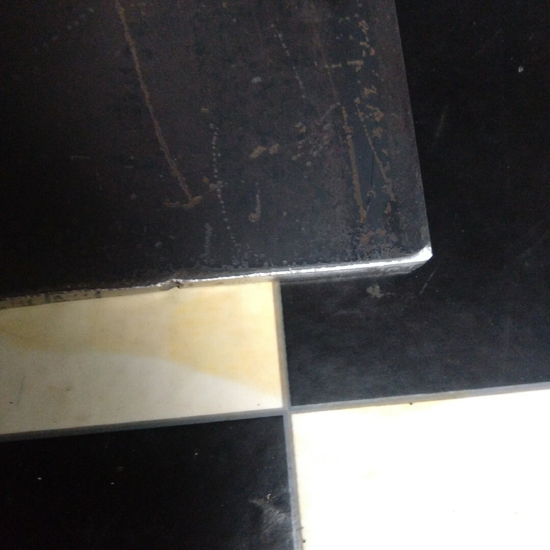 バーベキュー鉄板12ミリ250×245キズ汚れ有りセール スポーツ/アウトドアのアウトドア(調理器具)の商品写真