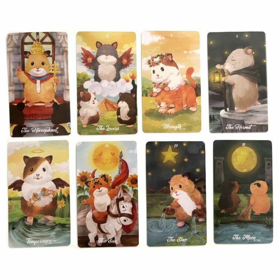 ハムスター タロットカード オラクル Hams Tarot 占星術 スタンダード エンタメ/ホビーのテーブルゲーム/ホビー(その他)の商品写真