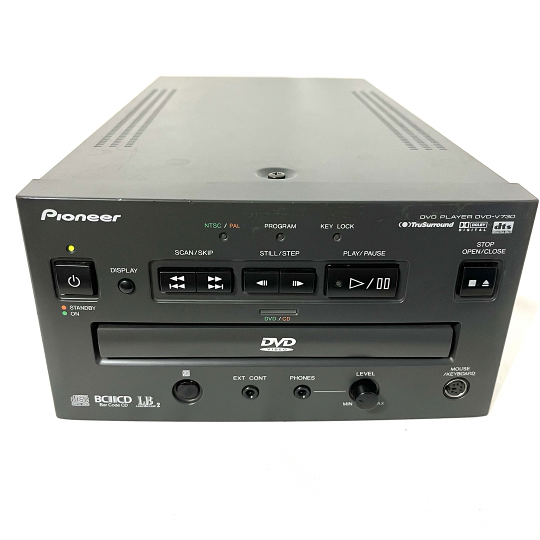 Pioneer(パイオニア)の【リモコン付属】Pioneer 業務用DVDプレーヤー DVD-V730 スマホ/家電/カメラのテレビ/映像機器(DVDプレーヤー)の商品写真