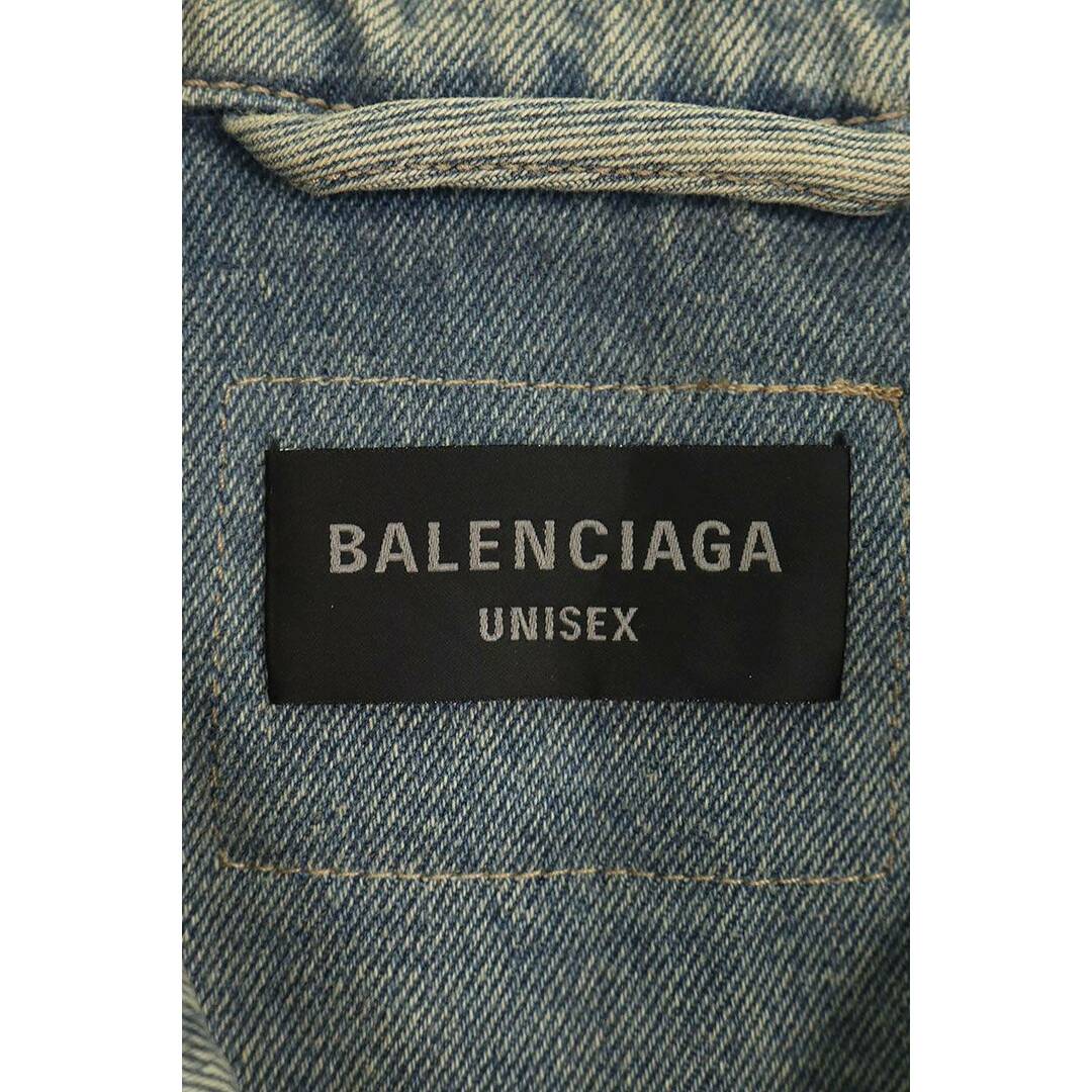 Balenciaga(バレンシアガ)のバレンシアガ  24SS  773610 TDW15 インサイドアウトオーバーサイズデニムジャケット メンズ 2 メンズのジャケット/アウター(Gジャン/デニムジャケット)の商品写真