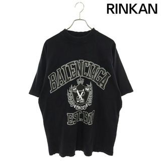 バレンシアガ(Balenciaga)のバレンシアガ  24SS  739784 TOVK1 カレッジペイントロゴTシャツ メンズ S(Tシャツ/カットソー(半袖/袖なし))