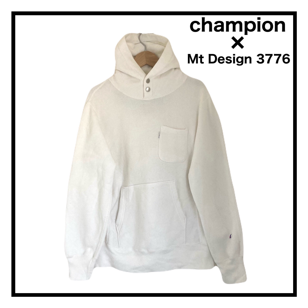 Champion(チャンピオン)のチャンピオン　Mt Design 3776　コラボパーカー　リバースウィーブ　M メンズのトップス(パーカー)の商品写真