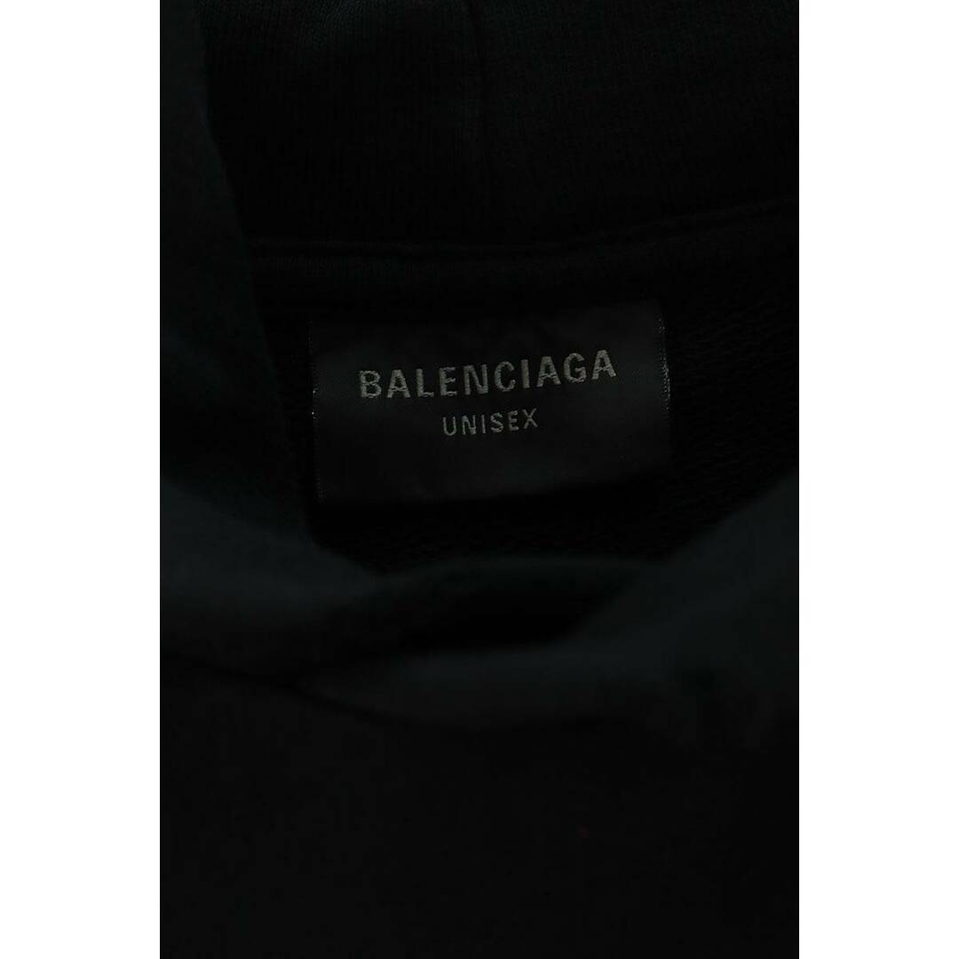 Balenciaga(バレンシアガ)のバレンシアガ  24SS  761458 TPVU7 ロゴプリントダメージ加工パーカー メンズ 2 メンズのトップス(パーカー)の商品写真