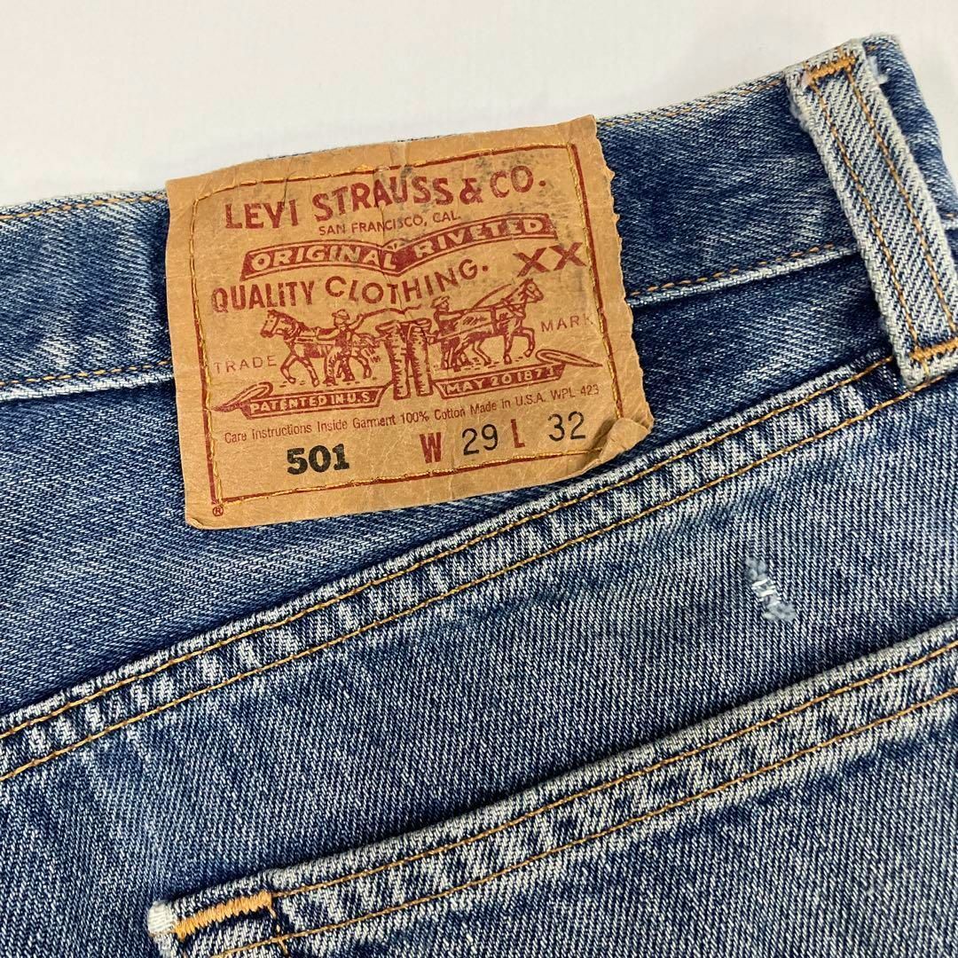 Levi's(リーバイス)のlevi's カットオフデニム　ショートパンツ　501 USA製　古着女子 メンズのパンツ(ショートパンツ)の商品写真