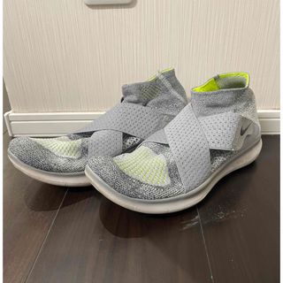 ナイキ(NIKE)のNIKE  ランニングシューズ　フライニット　25cm(シューズ)