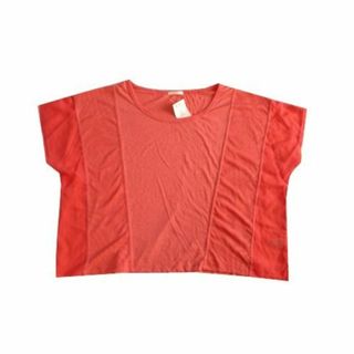 GU - 新品 GU ジーユー コンビT 半袖 Tシャツ オーバーサイズ ゆったり 異素材